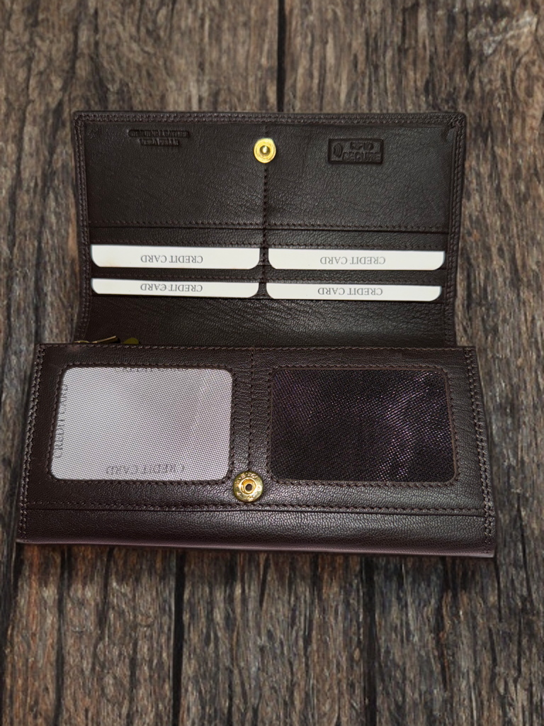 Ladies Clutch made of Genuine Cow hide