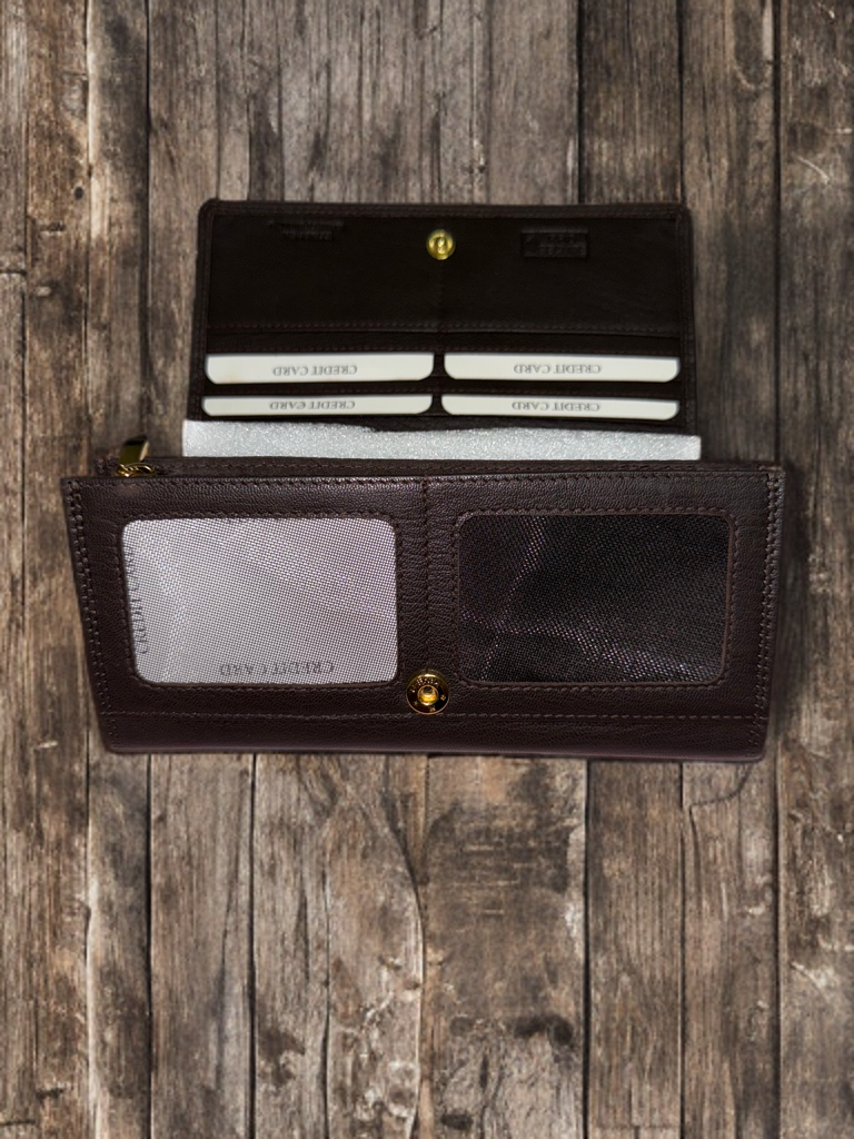 Ladies Clutch made of Genuine Cow hide