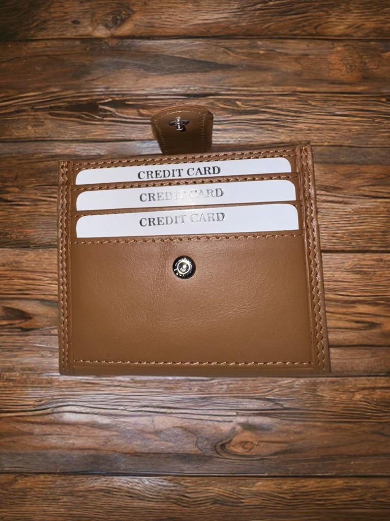 Double Card Holder Made by Genuine leather