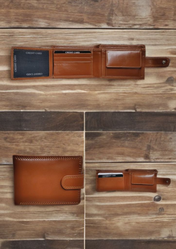 Men's Wallets with loop made by Genuine Leather