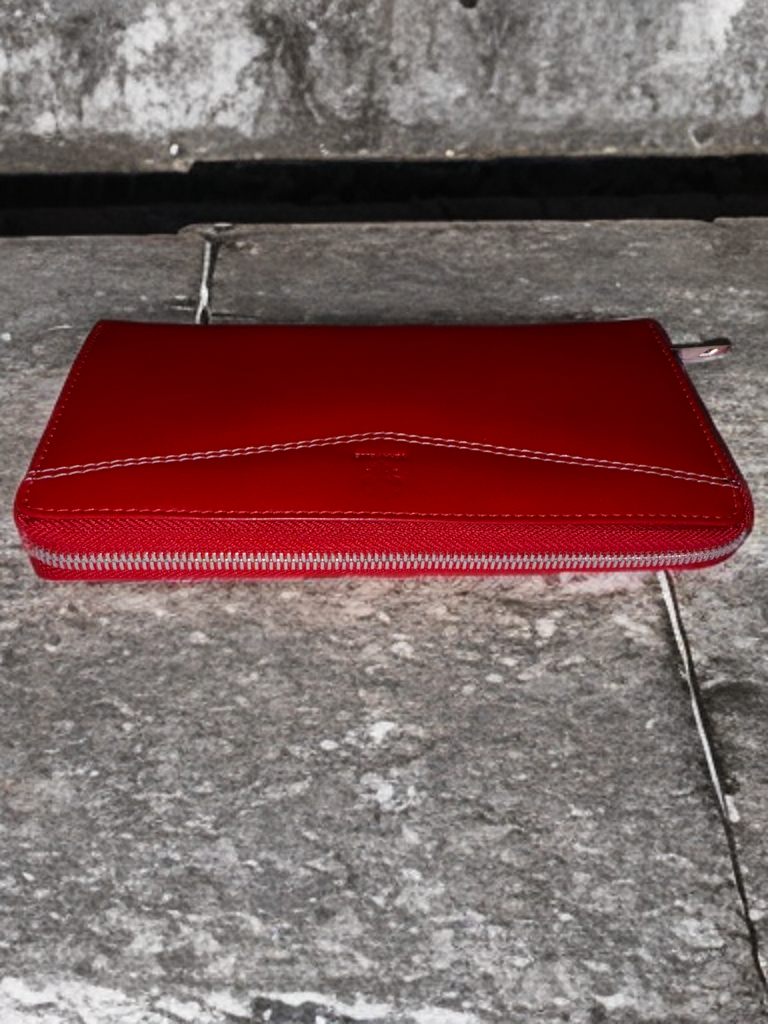 Ladies clutch aesthetic design made of genuine premium leather