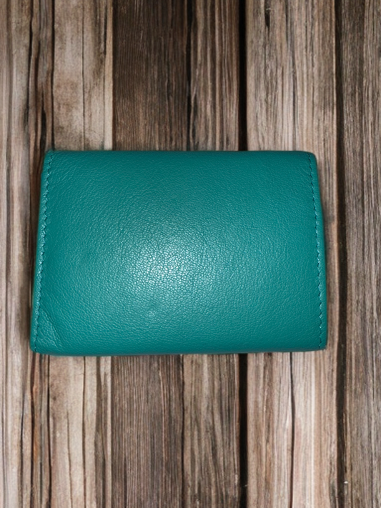 Small ladies wallet made of genuine leather