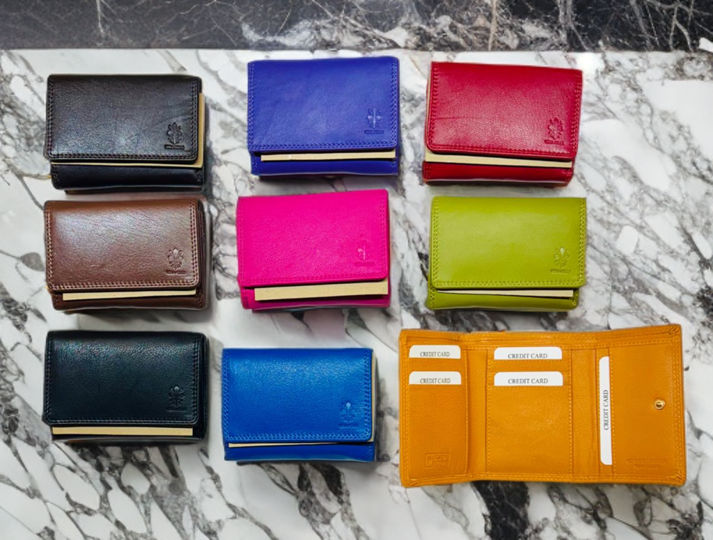 Large ladies wallet made of Genuine leather