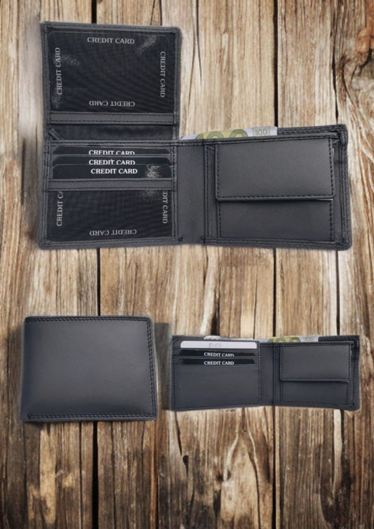 Men's Bifold Wllets made by Genuine Leather